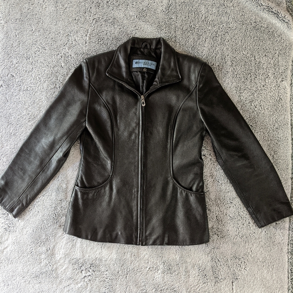 Kenneth Cole Reaction Leather Jacket